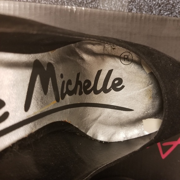 Anne Michelle black heels with studs Size 6 - Picture 13 of 17